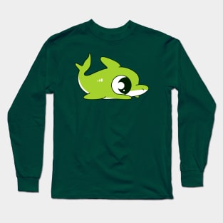 Yellow Green Baby Shark Long Sleeve T-Shirt